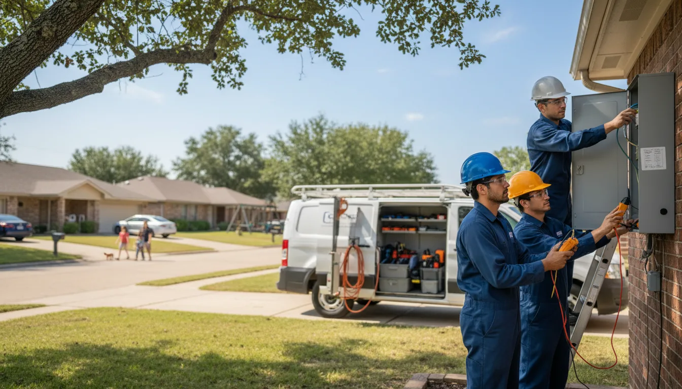 Certified electrician providing emergency electrical services in Dittmer, MO